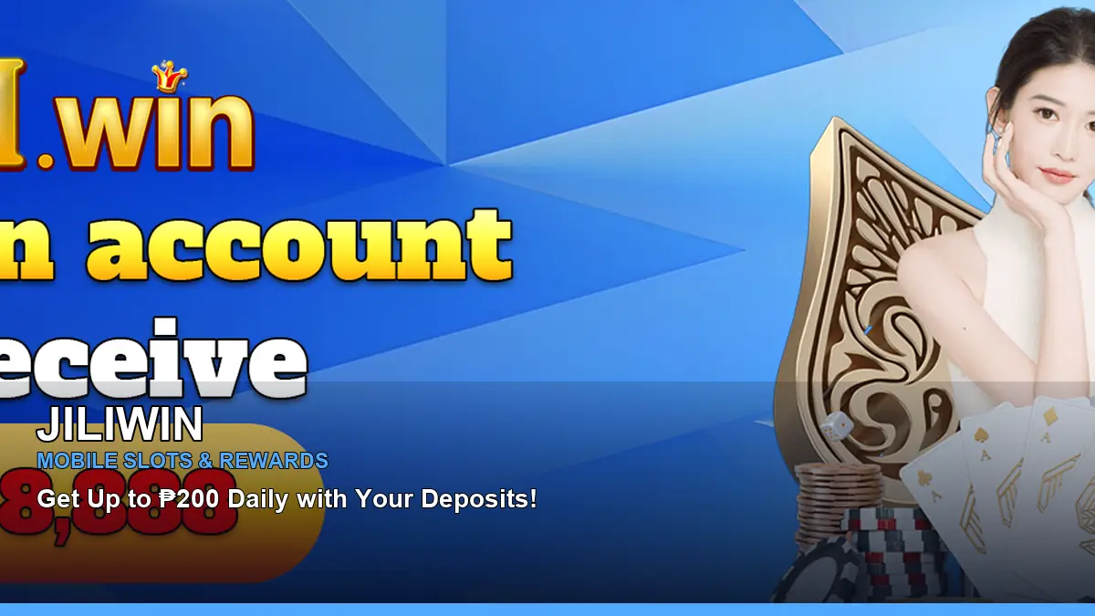 JILIWIN mobile slot promotions and casino games for Philippine players